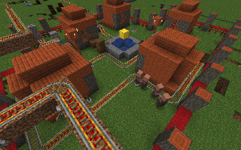 Image of Minecraft Roller Coaster